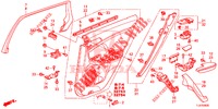 TUERVERKLEIDUNG, HINTEN(4D)  für Honda ACCORD TOURER DIESEL 2.2 ELEGANCE 5 Türen 6 gang-Schaltgetriebe 2014