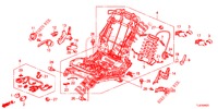 VORNE SITZKOMPONENTEN (D.) (HAUTEUR MANUELLE) für Honda ACCORD TOURER DIESEL 2.2 ELEGANCE 5 Türen 6 gang-Schaltgetriebe 2014