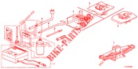 WERKZEUGE/WAGENHEBER  für Honda ACCORD TOURER DIESEL 2.2 ELEGANCE 5 Türen 6 gang-Schaltgetriebe 2014