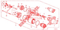 ANLASSER (DENSO) (DIESEL) (AT) für Honda ACCORD TOURER DIESEL 2.2 ELEGANCE 5 Türen 5 gang automatikgetriebe 2014