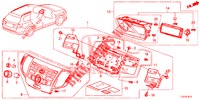 AUDIOEINHEIT  für Honda ACCORD TOURER DIESEL 2.2 ELEGANCE 5 Türen 5 gang automatikgetriebe 2014