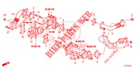 EGR STEUERVENTIL (DIESEL) für Honda ACCORD TOURER DIESEL 2.2 ELEGANCE 5 Türen 5 gang automatikgetriebe 2014