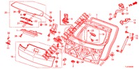 HECKKLAPPENPLATTE(2D)  für Honda ACCORD TOURER DIESEL 2.2 ELEGANCE 5 Türen 5 gang automatikgetriebe 2014