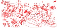INSTRUMENT, ZIERSTUECK (COTE DE PASSAGER) (LH) für Honda ACCORD TOURER DIESEL 2.2 ELEGANCE 5 Türen 5 gang automatikgetriebe 2014