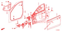 TUERTAFELN, VORNE(2D)  für Honda ACCORD TOURER DIESEL 2.2 ELEGANCE 5 Türen 5 gang automatikgetriebe 2014