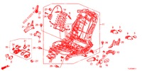 VORNE SITZKOMPONENTEN (G.) (HAUTEUR MANUELLE) für Honda ACCORD TOURER DIESEL 2.2 ELEGANCE 5 Türen 5 gang automatikgetriebe 2014