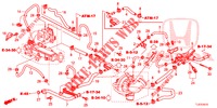 WASSERSCHLAUCH/HEIZUNGSSCHACHT (DIESEL) für Honda ACCORD TOURER DIESEL 2.2 ELEGANCE 5 Türen 5 gang automatikgetriebe 2014