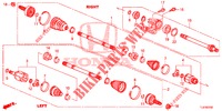 ANTRIEBSWELLE, VORNE/HALBWELLE (DIESEL) für Honda ACCORD TOURER DIESEL 2.2 ELEGANCE PACK 5 Türen 6 gang-Schaltgetriebe 2014