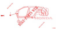 GUMMITUELLE (LATERAL) für Honda ACCORD TOURER DIESEL 2.2 ELEGANCE PACK 5 Türen 6 gang-Schaltgetriebe 2014