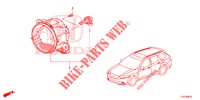 NEBELSCHEINWERFER  für Honda ACCORD TOURER DIESEL 2.2 ELEGANCE PACK 5 Türen 6 gang-Schaltgetriebe 2014