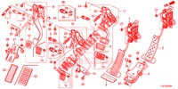 PEDAL (LH) für Honda ACCORD TOURER DIESEL 2.2 ELEGANCE PACK 5 Türen 6 gang-Schaltgetriebe 2014