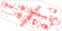 ANLASSER (DENSO) (DIESEL) (AT) für Honda ACCORD TOURER DIESEL 2.2 ELEGANCE PACK 5 Türen 5 gang automatikgetriebe 2014
