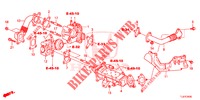 EGR STEUERVENTIL (DIESEL) für Honda ACCORD TOURER DIESEL 2.2 ELEGANCE PACK 5 Türen 5 gang automatikgetriebe 2014
