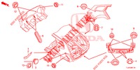 GUMMITUELLE (ARRIERE) für Honda ACCORD TOURER DIESEL 2.2 ELEGANCE PACK 5 Türen 5 gang automatikgetriebe 2014