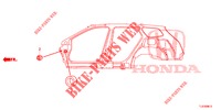GUMMITUELLE (LATERAL) für Honda ACCORD TOURER DIESEL 2.2 ELEGANCE PACK 5 Türen 5 gang automatikgetriebe 2014