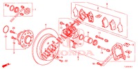 HINTERRADBREMSE (2) für Honda ACCORD TOURER DIESEL 2.2 ELEGANCE PACK 5 Türen 5 gang automatikgetriebe 2014