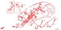 KABELBAUM (1) (LH) für Honda ACCORD TOURER DIESEL 2.2 ELEGANCE PACK 5 Türen 5 gang automatikgetriebe 2014