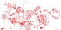 KLIMAANLAGE (COMPRESSEUR) (DIESEL) für Honda ACCORD TOURER DIESEL 2.2 ELEGANCE PACK 5 Türen 5 gang automatikgetriebe 2014