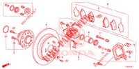 HINTERRADBREMSE (2) für Honda ACCORD TOURER DIESEL 2.2 LUXURY 5 Türen 5 gang automatikgetriebe 2014