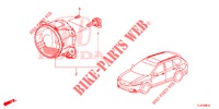 NEBELSCHEINWERFER  für Honda ACCORD TOURER DIESEL 2.2 LUXURY 5 Türen 5 gang automatikgetriebe 2014