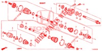 ANTRIEBSWELLE, VORNE/HALBWELLE (DIESEL) für Honda ACCORD TOURER DIESEL 2.2 LUXURY 5 Türen 6 gang-Schaltgetriebe 2014
