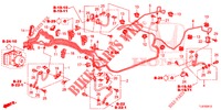 BREMSLEITUNGEN (VSA) (DIESEL) (LH) für Honda ACCORD TOURER DIESEL 2.2 LUXURY 5 Türen 6 gang-Schaltgetriebe 2014