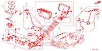 EINBAUSATZ F. RNS2  für Honda ACCORD TOURER DIESEL 2.2 LUXURY 5 Türen 6 gang-Schaltgetriebe 2014