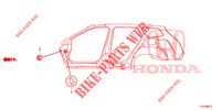 GUMMITUELLE (LATERAL) für Honda ACCORD TOURER DIESEL 2.2 LUXURY 5 Türen 6 gang-Schaltgetriebe 2014