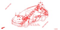 KABELBAUM (2) (LH) für Honda ACCORD TOURER DIESEL 2.2 LUXURY 5 Türen 6 gang-Schaltgetriebe 2014