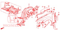 KOTFLUEGEL, VORNE  für Honda ACCORD TOURER DIESEL 2.2 LUXURY 5 Türen 6 gang-Schaltgetriebe 2014