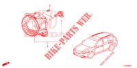 NEBELSCHEINWERFER  für Honda ACCORD TOURER DIESEL 2.2 LUXURY 5 Türen 6 gang-Schaltgetriebe 2014