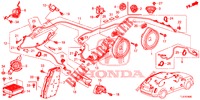 RADIOANTENNE/LAUTSPRECHER (LH) für Honda ACCORD TOURER DIESEL 2.2 LUXURY 5 Türen 6 gang-Schaltgetriebe 2014