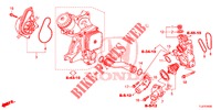WASSERPUMPE/THERMOSTAT (DIESEL) für Honda ACCORD TOURER DIESEL 2.2 LUXURY 5 Türen 6 gang-Schaltgetriebe 2014