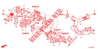 EGR STEUERVENTIL (DIESEL) für Honda ACCORD TOURER DIESEL 2.2 S 5 Türen 6 gang-Schaltgetriebe 2014