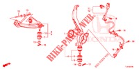 GELENK, VORNE  für Honda ACCORD TOURER DIESEL 2.2 S 5 Türen 6 gang-Schaltgetriebe 2014