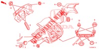 GUMMITUELLE (ARRIERE) für Honda ACCORD TOURER DIESEL 2.2 S 5 Türen 6 gang-Schaltgetriebe 2014
