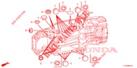 GUMMITUELLE (INFERIEUR) für Honda ACCORD TOURER DIESEL 2.2 S 5 Türen 6 gang-Schaltgetriebe 2014