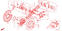 HINTERRADBREMSE (1) für Honda ACCORD TOURER DIESEL 2.2 S 5 Türen 6 gang-Schaltgetriebe 2014