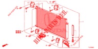 KLIMAANLAGE (CONDENSATEUR) (DIESEL) für Honda ACCORD TOURER DIESEL 2.2 S 5 Türen 6 gang-Schaltgetriebe 2014