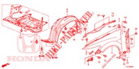 KOTFLUEGEL, VORNE  für Honda ACCORD TOURER DIESEL 2.2 S 5 Türen 6 gang-Schaltgetriebe 2014