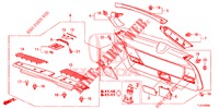 HECKKLAPPENVERKLEIDUNG/ TAFELVERKLEIDUNG, HINTEN(2D)  für Honda ACCORD TOURER DIESEL 2.2 S 5 Türen 5 gang automatikgetriebe 2014