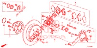 HINTERRADBREMSE (2) für Honda ACCORD TOURER DIESEL 2.2 S 5 Türen 5 gang automatikgetriebe 2014