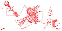 OELFILTERGEHAEUSE (DIESEL) für Honda ACCORD TOURER DIESEL 2.2 S 5 Türen 5 gang automatikgetriebe 2014