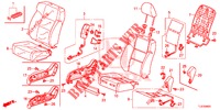 VORDERSITZ/SITZGURTE (D.) (LH) für Honda ACCORD TOURER DIESEL 2.2 S 5 Türen 5 gang automatikgetriebe 2014