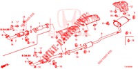 AUSPUFFROHR (DIESEL) für Honda ACCORD TOURER DIESEL 2.2 SH 5 Türen 6 gang-Schaltgetriebe 2014