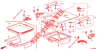 BODENBEHAELTER, HINTEN  für Honda ACCORD TOURER DIESEL 2.2 SH 5 Türen 6 gang-Schaltgetriebe 2014