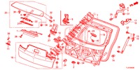 HECKKLAPPENPLATTE(2D)  für Honda ACCORD TOURER DIESEL 2.2 SH 5 Türen 6 gang-Schaltgetriebe 2014