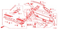 HECKKLAPPENVERKLEIDUNG/ TAFELVERKLEIDUNG, HINTEN(2D)  für Honda ACCORD TOURER DIESEL 2.2 SH 5 Türen 6 gang-Schaltgetriebe 2014