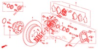 HINTERRADBREMSE (2) für Honda ACCORD TOURER DIESEL 2.2 SH 5 Türen 6 gang-Schaltgetriebe 2014