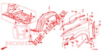 KOTFLUEGEL, VORNE  für Honda ACCORD TOURER DIESEL 2.2 SH 5 Türen 6 gang-Schaltgetriebe 2014